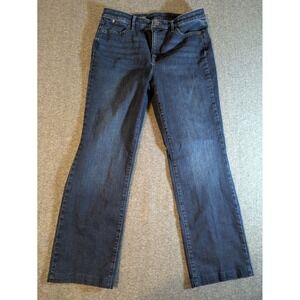 Talbots Jeans Women's Flawless Five Pockets  High Waist Barely Boot Sz 10 32x28